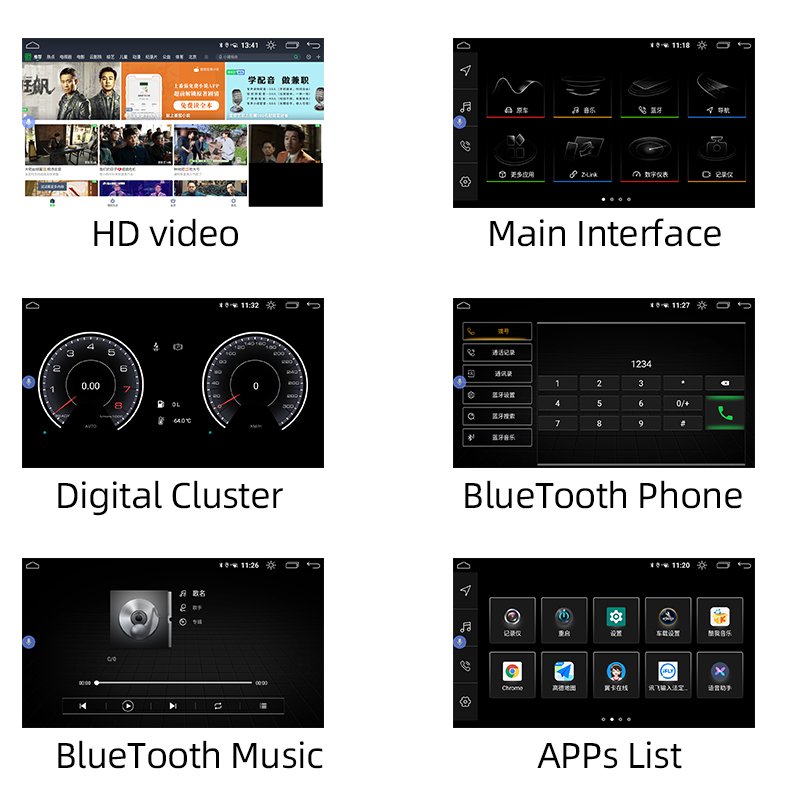 9 inch Qual 4G+64G dvd car radio android touch screen multimedia player carplay GPS navigation for audi A6L A7 S7 C7 2012-2018