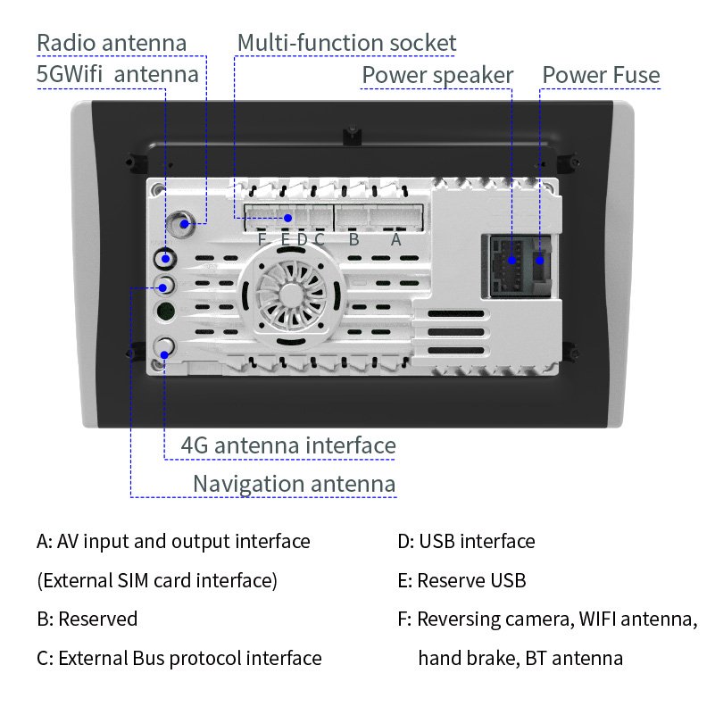8581 9 Inch Universal Android Car Radio 4G LTE WIFI Car Dvd Player Stereo Carplay Autoradio with Cooling Fan