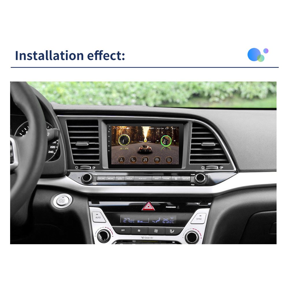 9 Inch 2 Din Double Din Android 12 Car DVD Player For GPS With BT Universal Radio Stereo Audio Head Unit Carplay Screen