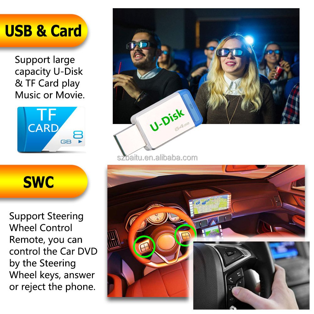 7inch touch screen car stereo central multimedia navigation Car DVD Player 7inch 2din Car Radio Video Universal Dvd Player