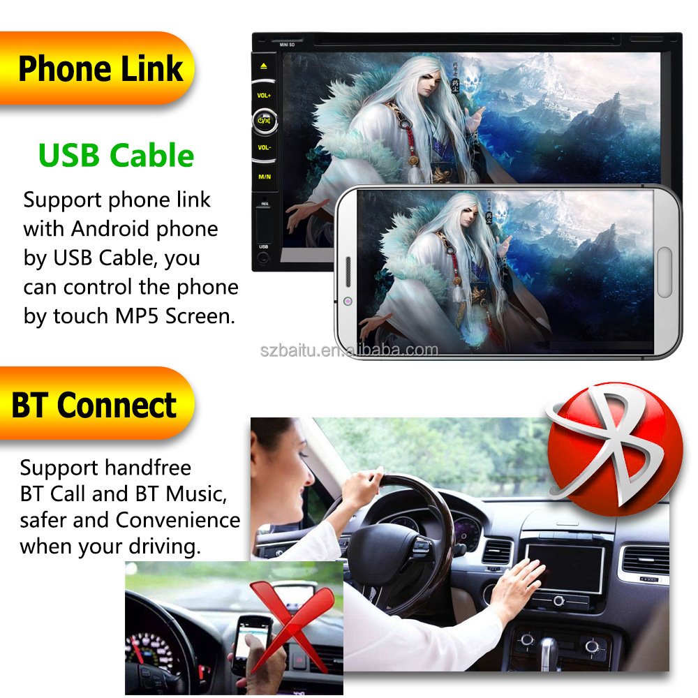 7inch touch screen car stereo central multimedia navigation Car DVD Player 7inch 2din Car Radio Video Universal Dvd Player