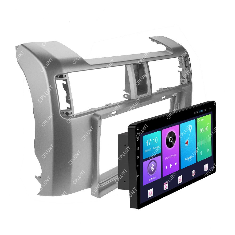 Car DVD Player Frame For TOYOTA RUNNER 2014-2019 9inch BLACK Android radio Farme stereo