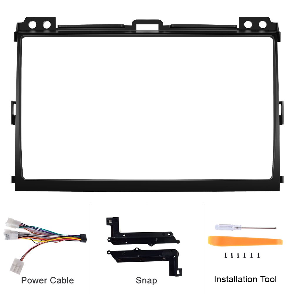 Podofo 9" Android Car Stereo Radio For Toyota Land Cruiser Prado/Lexus GX470 2004-2009 Autoradio GPS Wifi FM RDS Split Screen