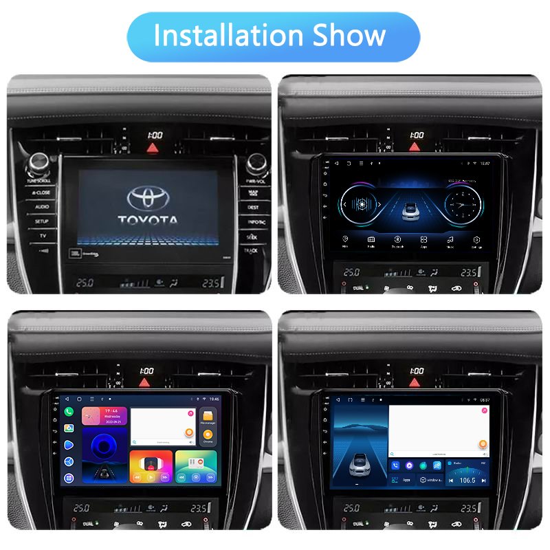 10.1Inch Android Auto Stereo Touch Screen Car DVD player Gps For Toyota Harrier 2015 2016 2017 2018 2019