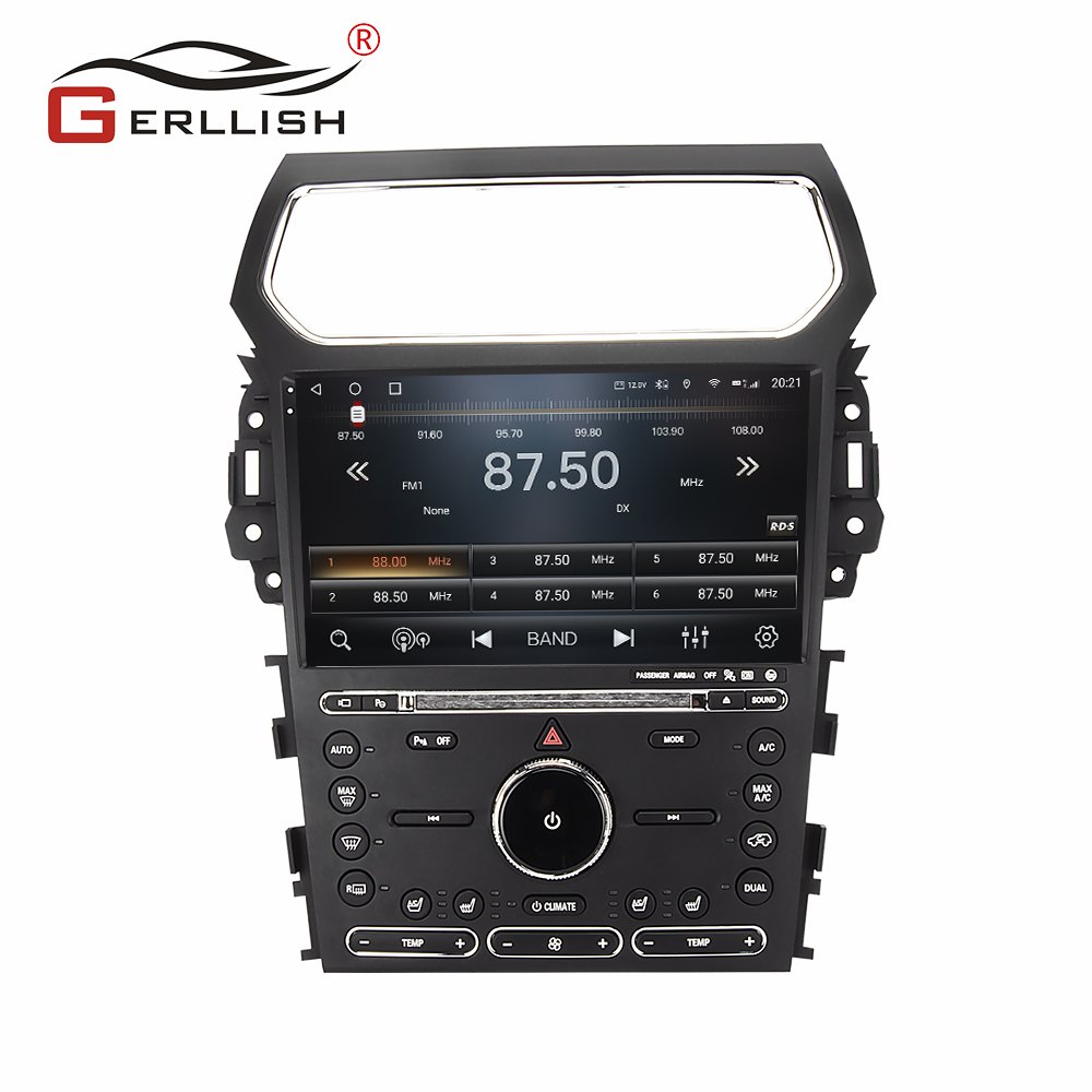 Gerllish Android Car Radio Screen For Ford Explorer 2011-2019 Multimedia Stereo gps Navigation Autoradio car dvd player