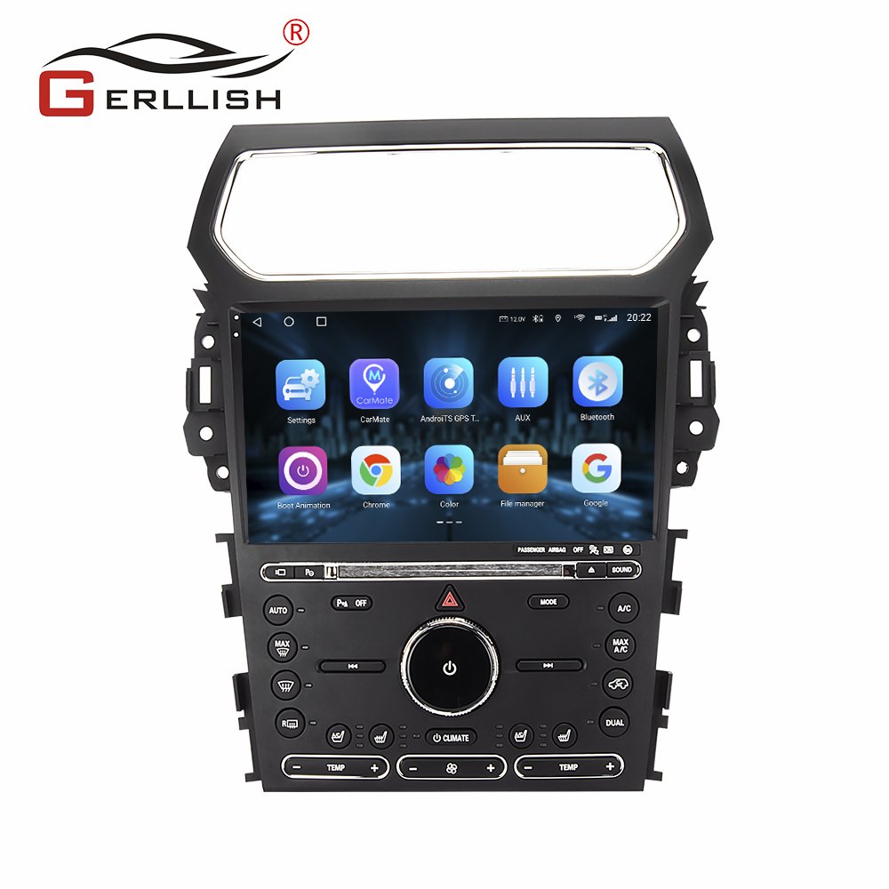 Gerllish Android Car Radio Screen For Ford Explorer 2011-2019 Multimedia Stereo gps Navigation Autoradio car dvd player