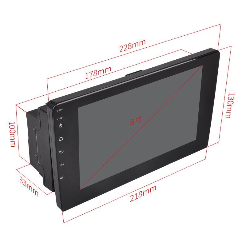 9022C 2 Din 8 inch Car Radio MP5 Player With BT Car Audio Support Rear View Camera car player