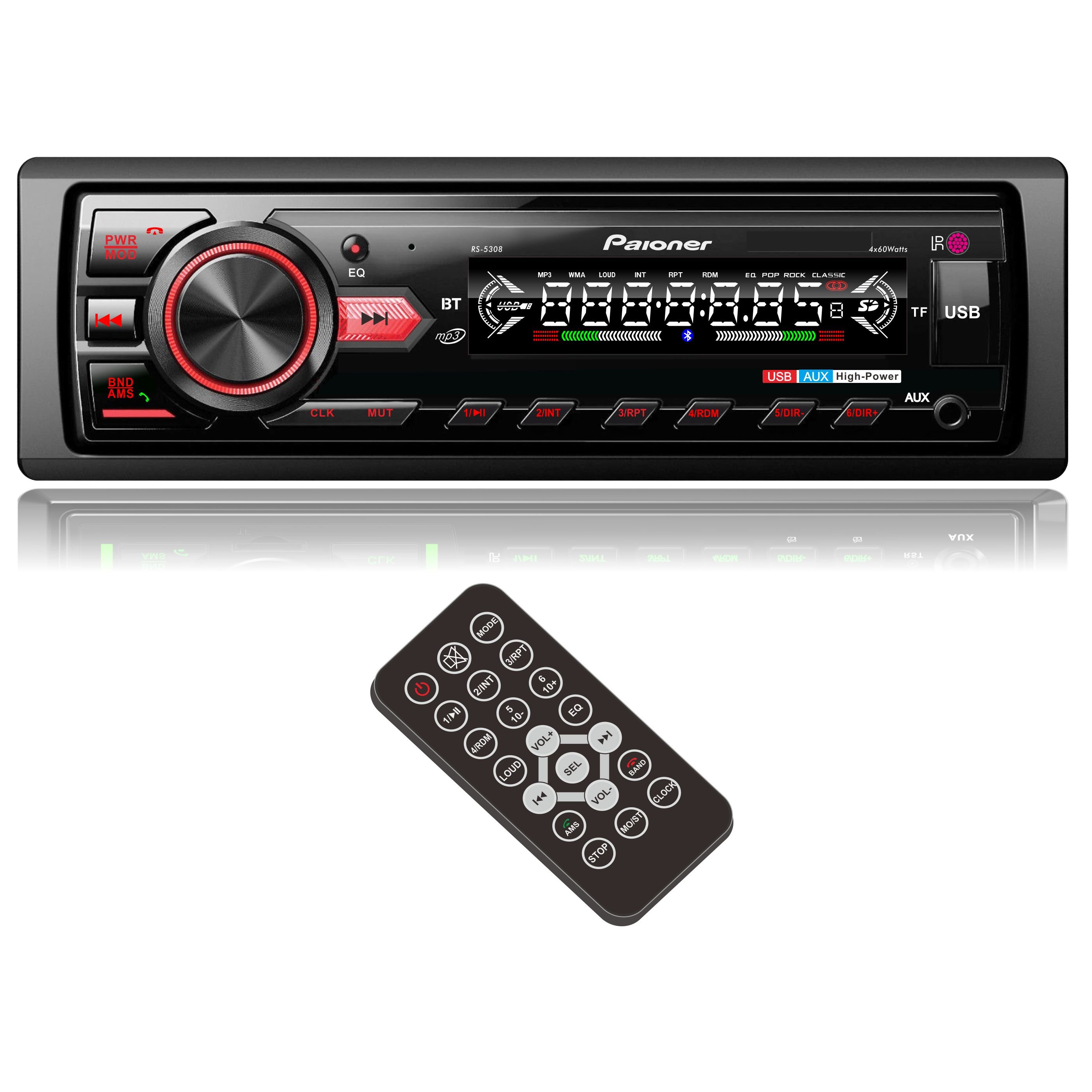 Motorized Panel 7 inch indash car DVD Player
