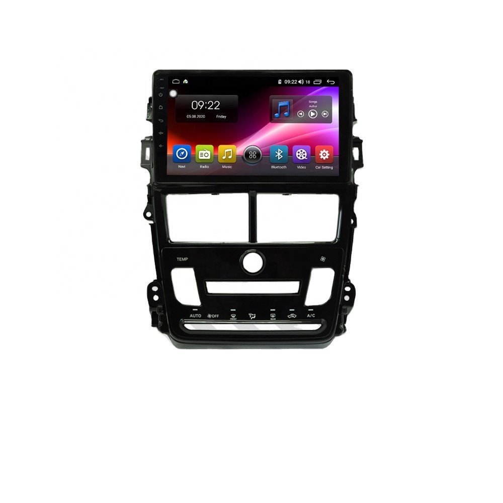 Supplier Hot Android 10 Car Stereo 6G+128G GPS Navigation Multimedia Head Unit RDS for Toyota Yaris/Vios 2017-2020 Car dvd Player