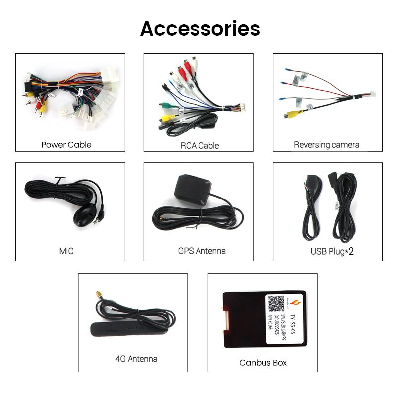 Navifly Android 11 DSP Car play car audio for Toyota 4Runner 2009-2019 6+128GB OEM radio stereo GPS