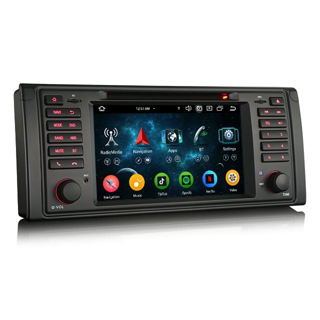 Erisin ES6739B Android 13.0 Car Stereo DVD For BMW 5er E39 M5 Wireless CarPlay Auto Radio GPS DSP IPS 4G LTE BT5.0 Multimedia