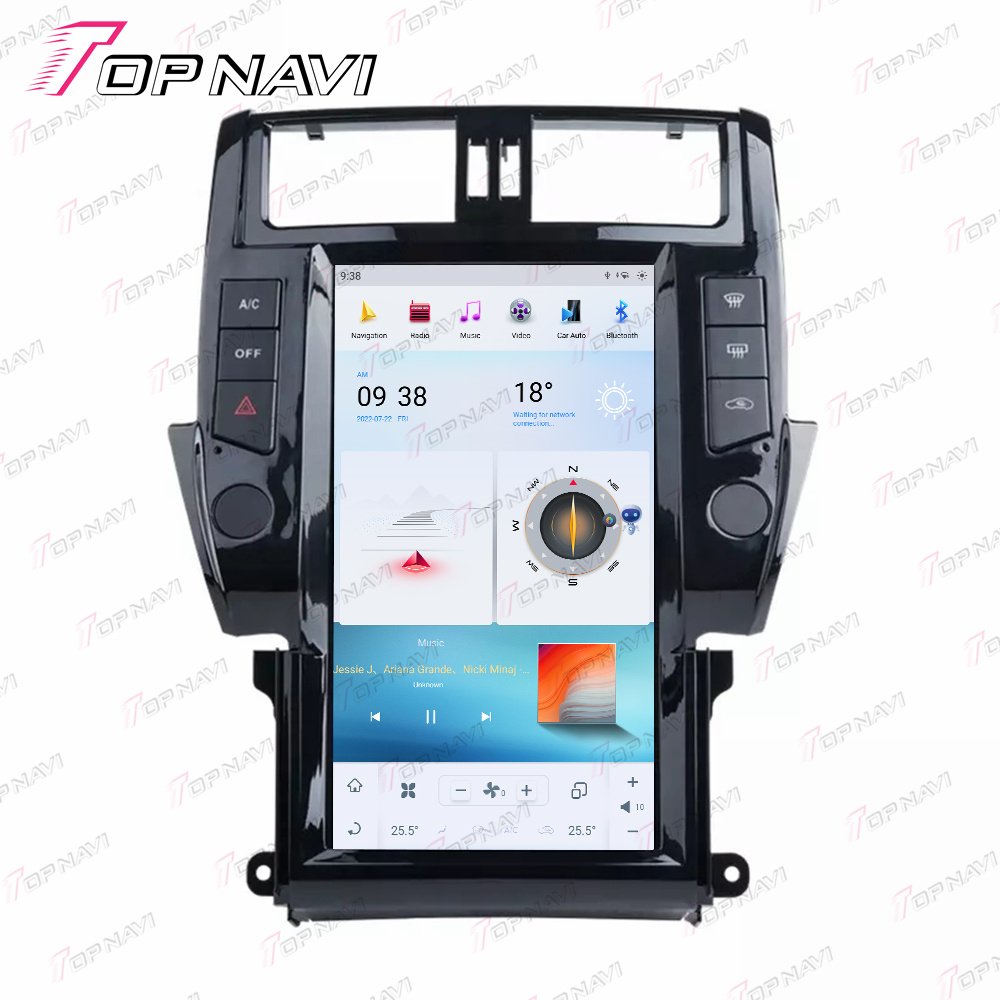 13.6 Inch Car DVD Player Car Video for Toyota Prado 2010 2011 2012 2013 Car Multimedia Player with Navigation