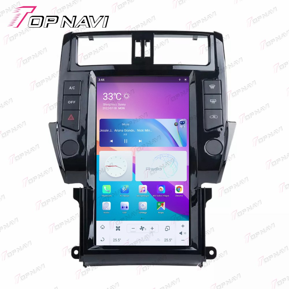 13.6 Inch Car DVD Player Car Video for Toyota Prado 2010 2011 2012 2013 Car Multimedia Player with Navigation