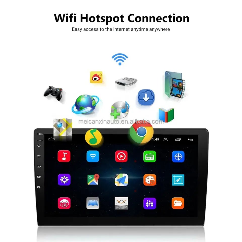 9 Inch Ts18 Car Player Touch Screen Stereo Quality Life Multi Language gps navi Android 10 Car Dvd Player