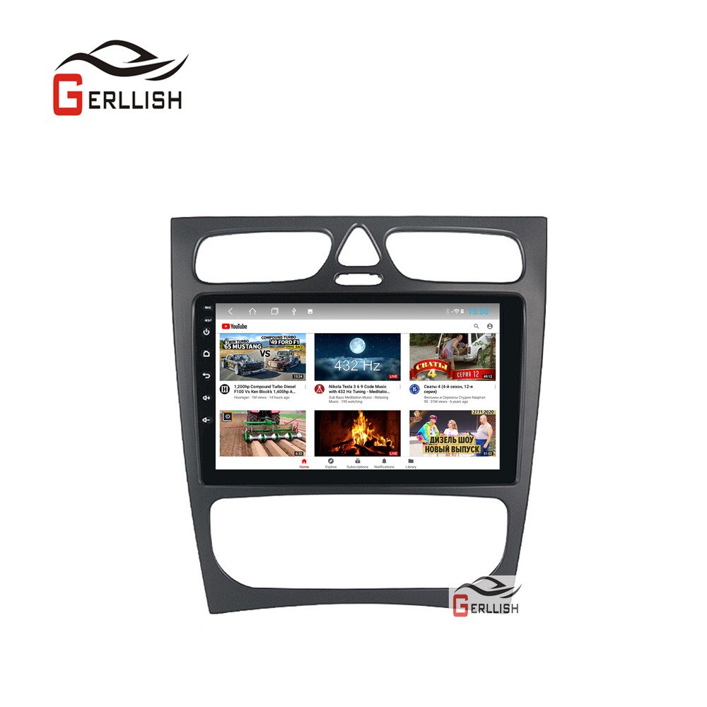 Gerllish 9 inch Android Car radio Stereo Gps Navigation for Mercedes-Benz W209 W203 W168 W463 CLK CL-C 1998 - 2004