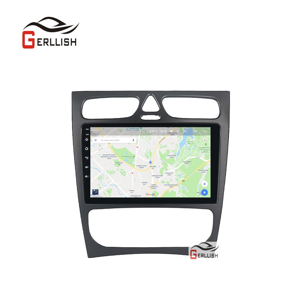 Gerllish 9 inch Android Car radio Stereo Gps Navigation for Mercedes-Benz W209 W203 W168 W463 CLK CL-C 1998 - 2004