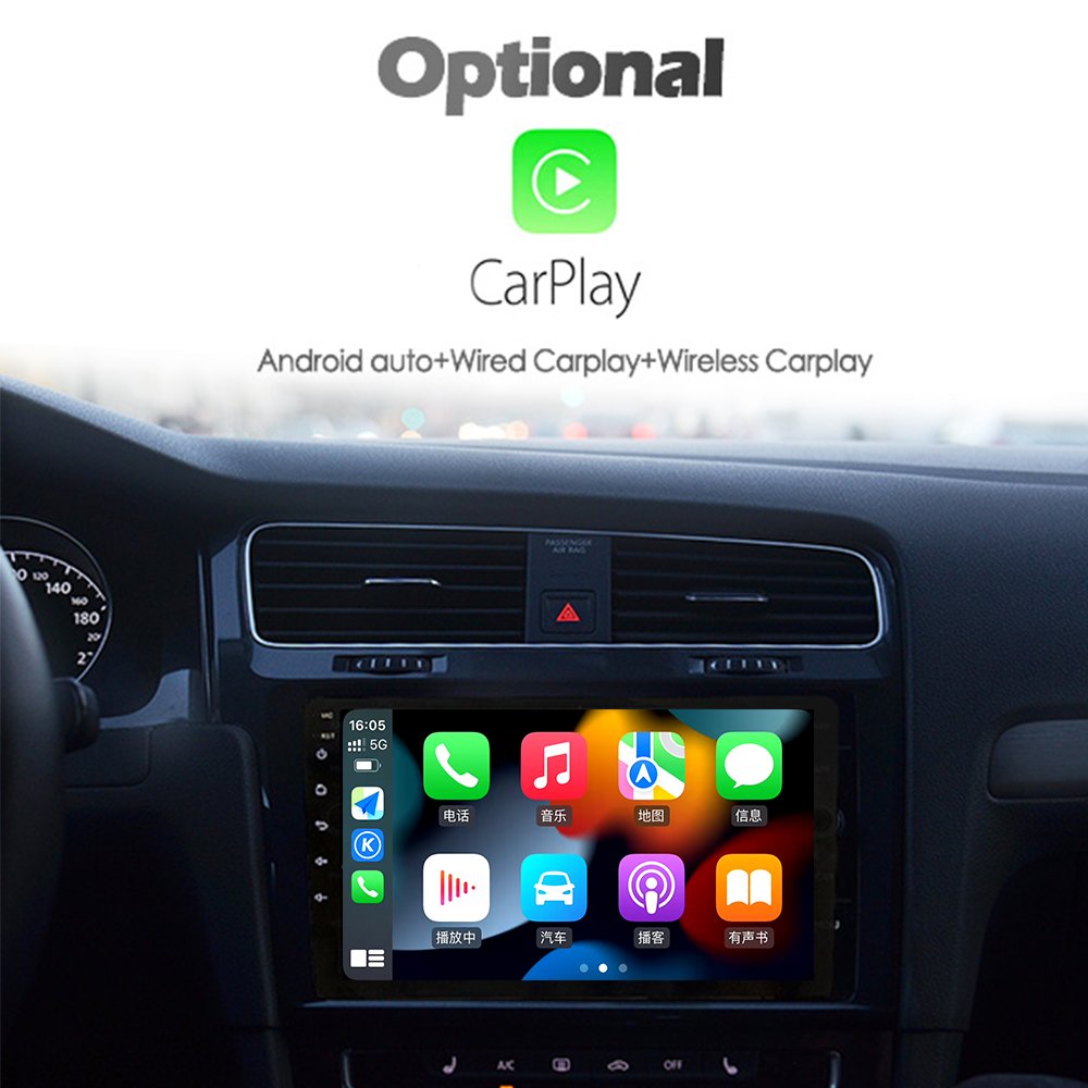 Factory 9inch android double din car stereo with USB BT WIFI Mirror Link android car dvd player