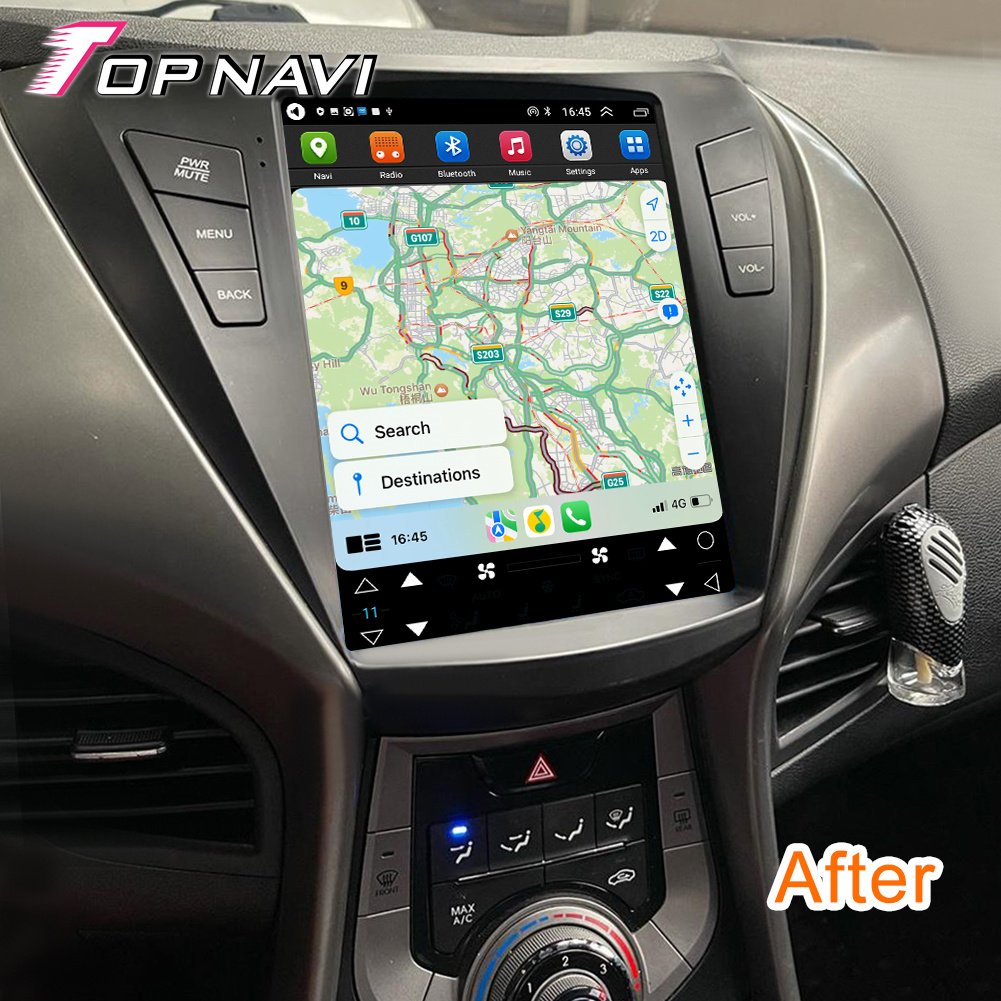 10.4inch Android Car Radio For Hyundai Elantra 2011 - 2015 Multimedia Video Player With Carplay Auto