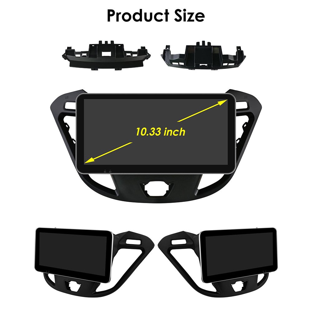 10 Inch Wifi+4G OLED Android 12 car dvd Player for For Ford Transit Tourneo with radio CarPlay Android Auto car stereo with GPS