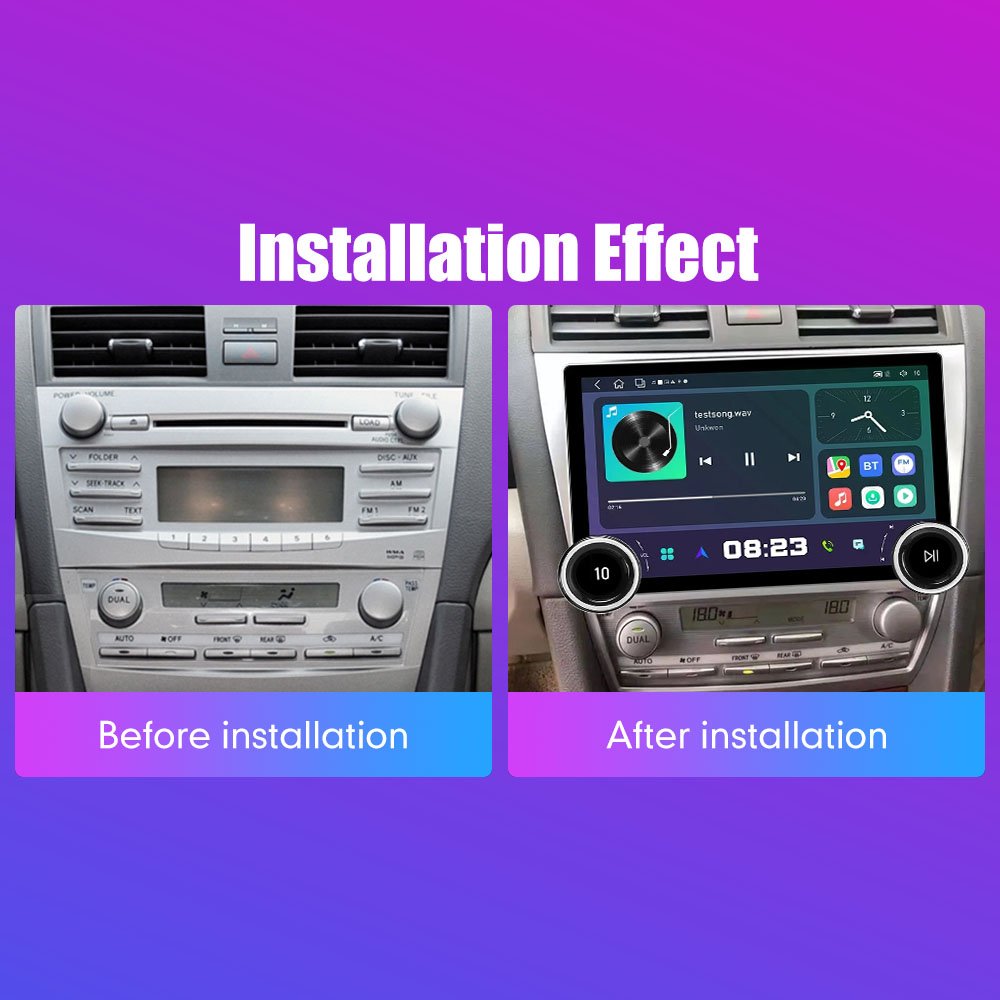 11.8Inch Car Radio For Toyota Camry 2006-2011 DIAMOND 2K QLED Screen 2Din Android Car Stereo Car DVD Player Carplay DSP