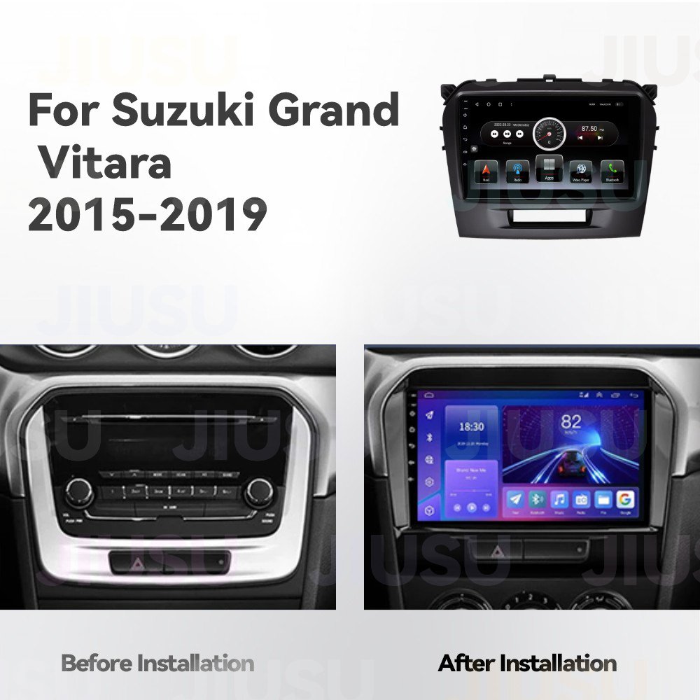 Android 12 Car Radio GPS DVD Player Stereo Multimedia Audio System for Suzuki Grand Vitara 2015-2019 with Carplay DSP DAB
