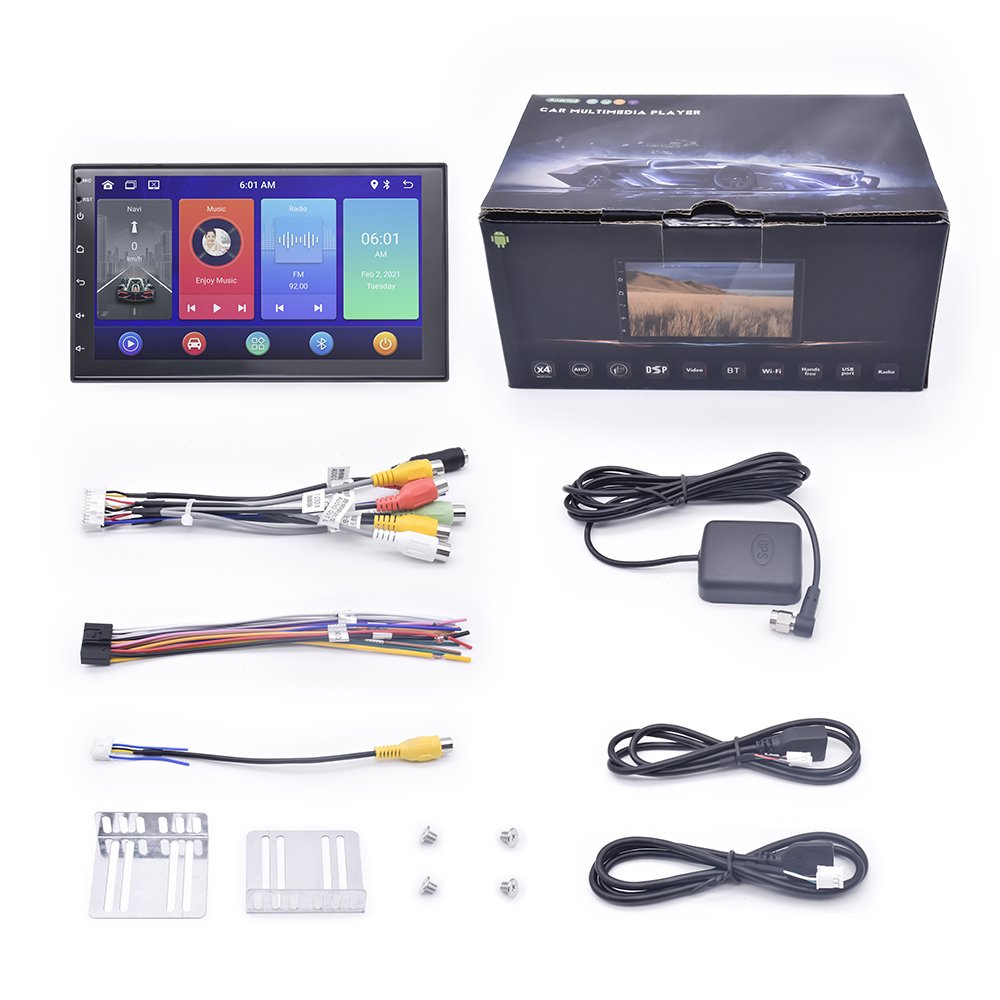 factory price car tv 9 inch Android system 1+16G touch screen car dvd player 2 din android car radio