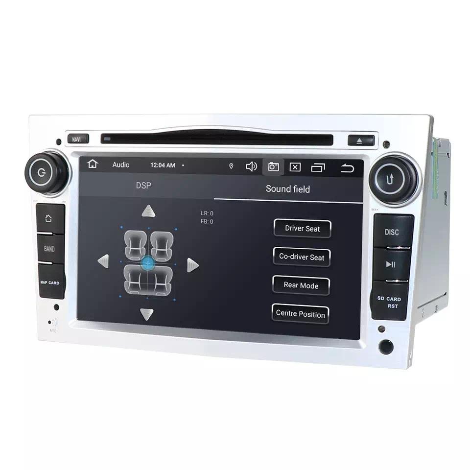 Silver Color 7inch double din Android audio GPS radio car DVD player compatible with OPEL Vectra Corsa C Astra