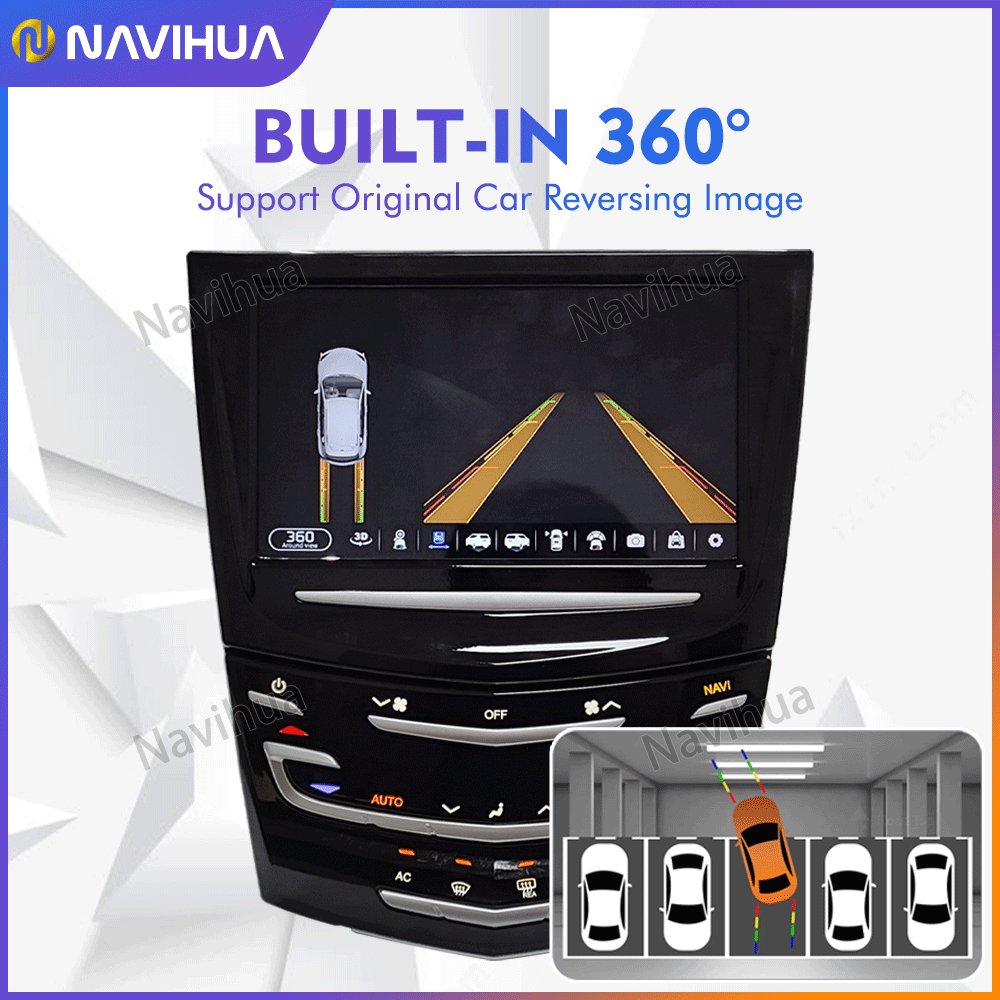 Navihua 8" OEM Style Android Car Radio Dashboard Upgrade For Cadillac Escalade ATS ATSL 14-17 XTS 13-18 CTS 14-17 SRX 13-15