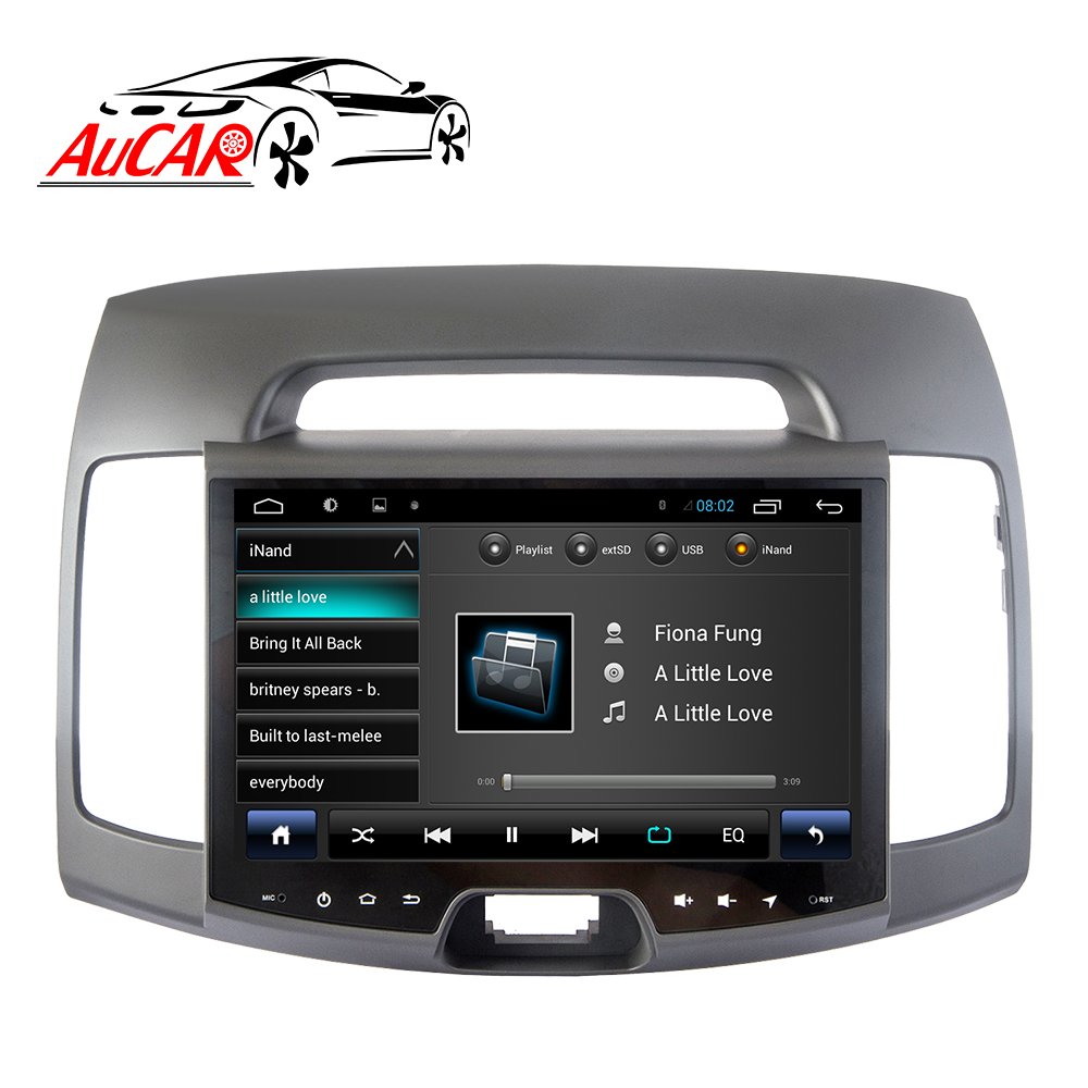 AuCar 10.1" Android 10 Touch Screen Head Unit Car DVD Player GPS Navigation Car Radio Auto Stereo For Hyundai Elantra 2006-2016
