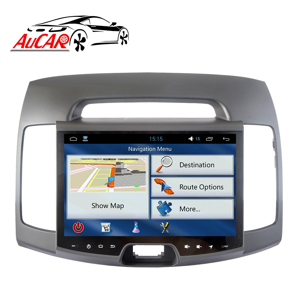AuCar 10.1" Android 10 Touch Screen Head Unit Car DVD Player GPS Navigation Car Radio Auto Stereo For Hyundai Elantra 2006-2016