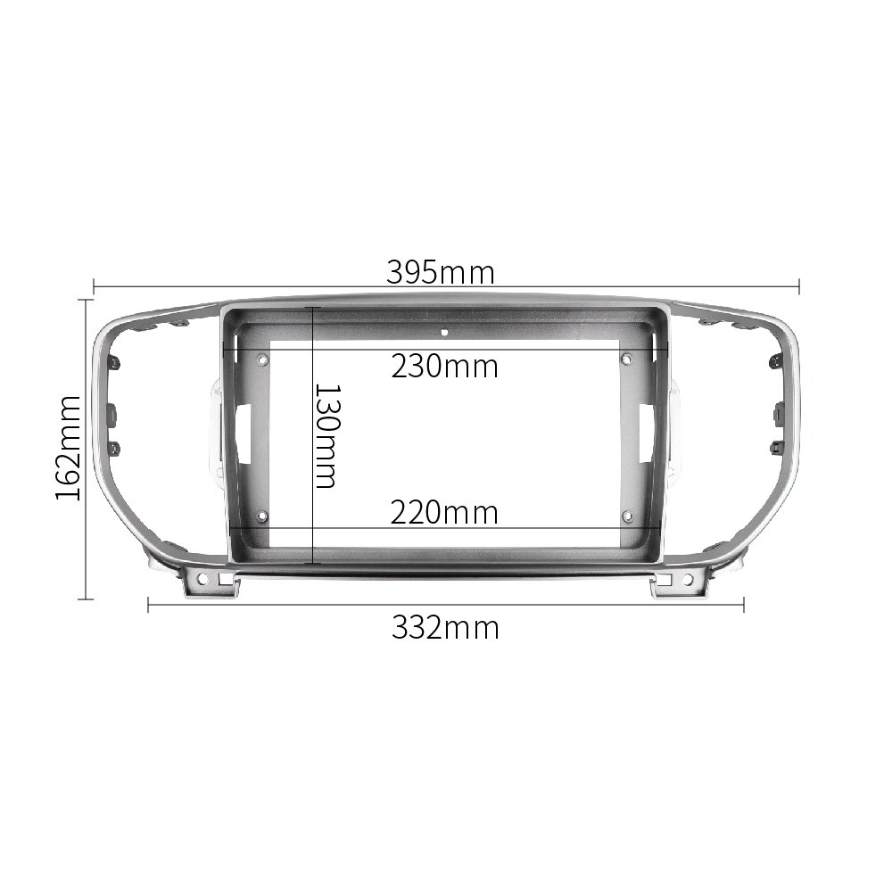 Radio Fascia for KIA SPORTAGE KX-5 2015-2018 Stereo GPS DVD Player Install Panel Surround Trim Face Plate Dash Kit Frame Bezel