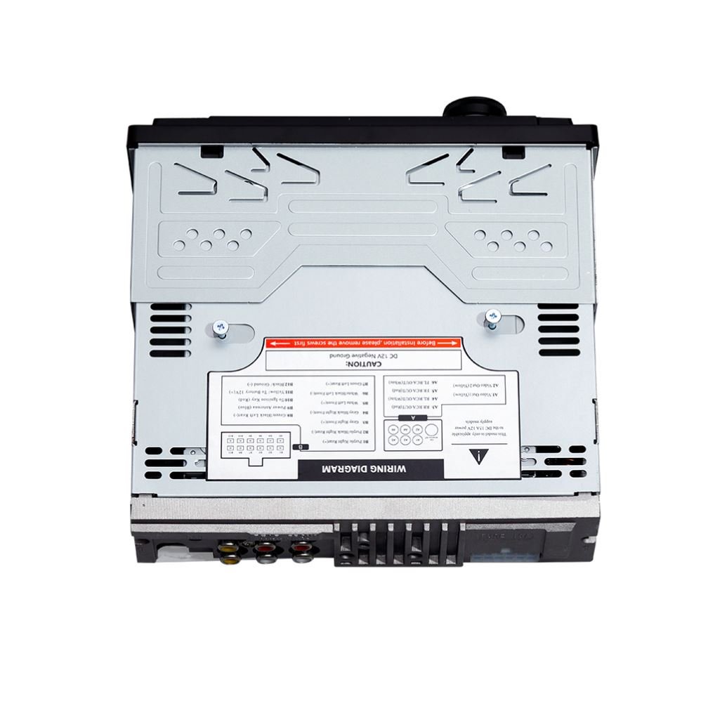 1 Din Car BT MP3 Player FM Transmitter Car Radio DVD Video Output MP4 CD Playback Hands Free Call