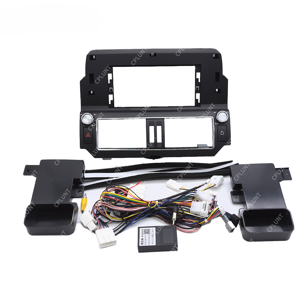 Car DVD Player Frame For TOYOTA LAND CRUISER PRADO 150 LC150 2014-2017 12.3inch Android radio Farme stereo
