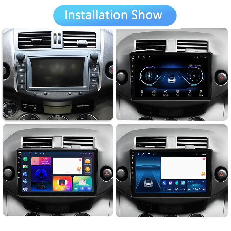 Car dvd player For Toyota RAV4 2001 2002 2003 2004-2006 android car radio 2din touch screen gps navigation car player