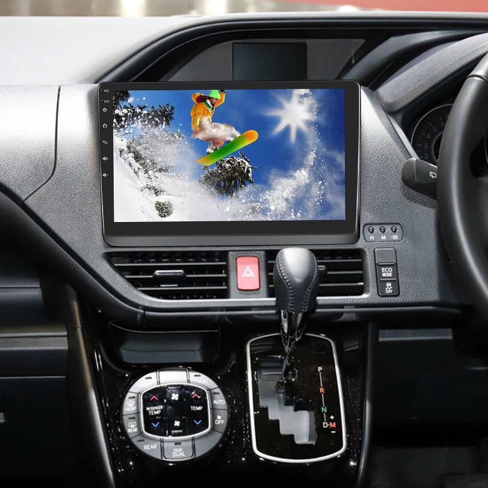 Podofo Android Car Radio 2 Din 10.1 Inch For Toyota Noah/Esquire/VOXY 2014-2017 Carplay Android Auto BT WiFi GPS Hi-Fi FM