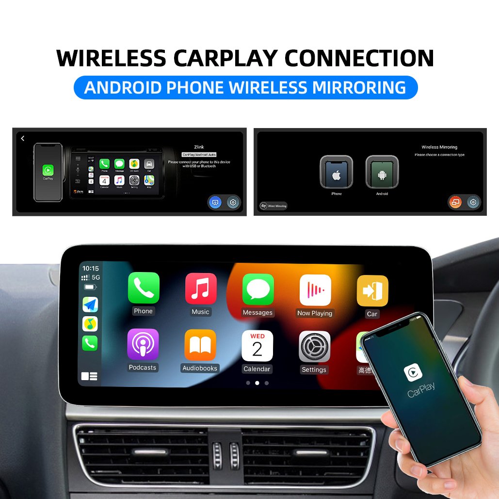 Right hand driver12.3" touch screen 1920*720 gps navigation carplay wifi car radio for Audi A4L A5 S5 android Car DVD Player