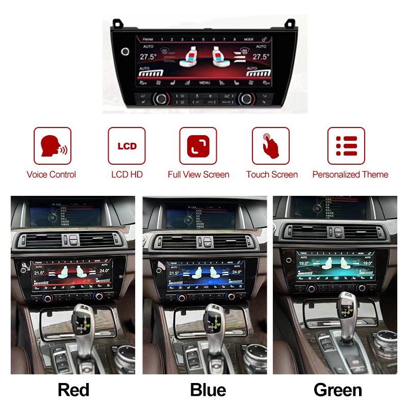 12.3" mtk dvd car radio stereo android touch screen multimedia player carplay gps navigation for BMW 5 series f10 2011-2017