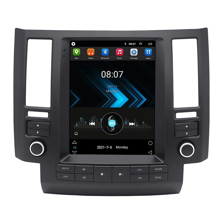 Android 11 Car Radio Carplay Touch Screen 2 Din 9.7 Inch Tesla Style Multimedia Car Dvd Player For Infiniti FX35 2002~2006