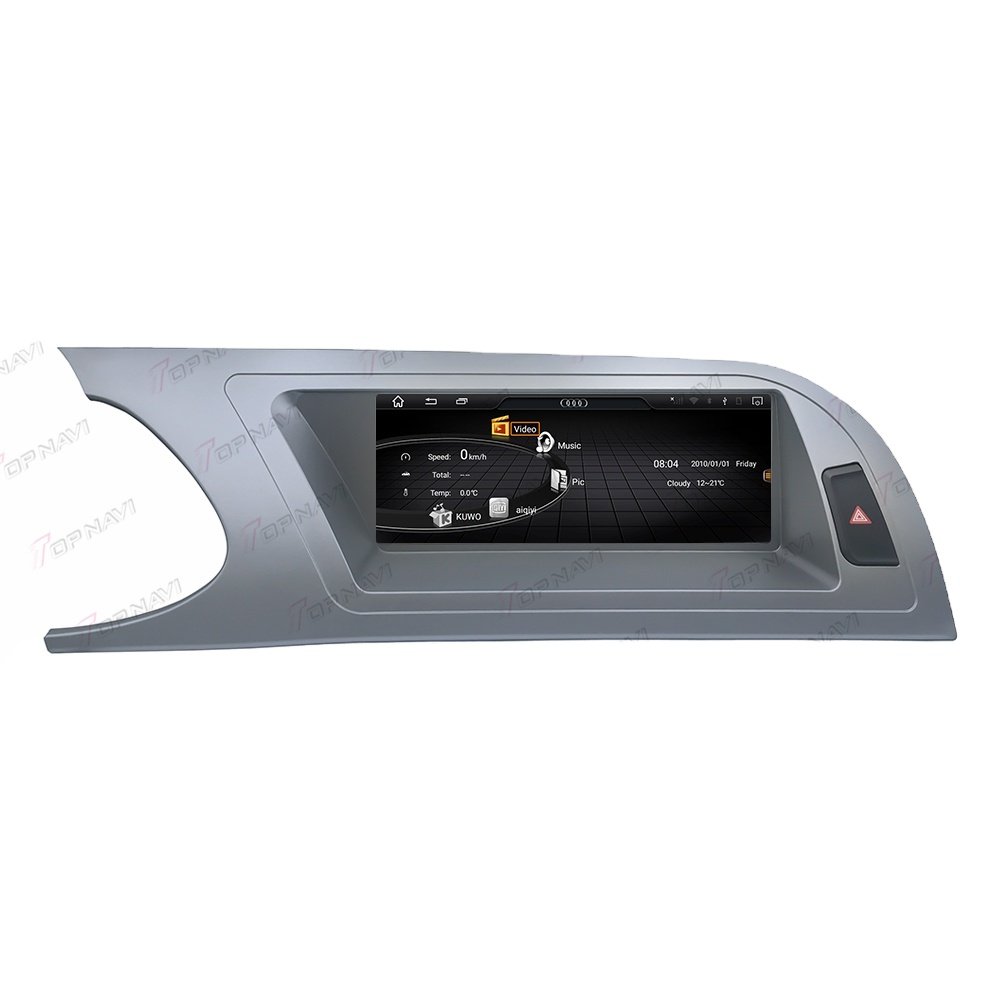 High resolution touch vertical screen android car radio For Audi A4 2009 2010 2011 2012 DVD GPS wireless multimedia player