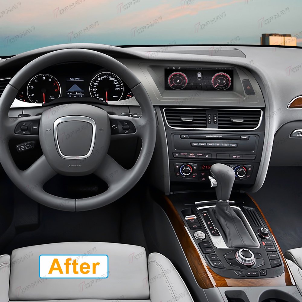 High resolution touch vertical screen android car radio For Audi A4 2009 2010 2011 2012 DVD GPS wireless multimedia player