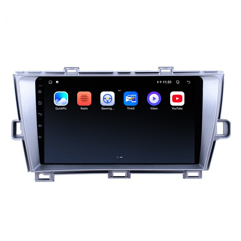 Android 10.0 Car DVD Multimedia Player 2+32GB Car Radios GPS Navigation For Toyota Prius 2009-2015 Frame 2 Din Stereo