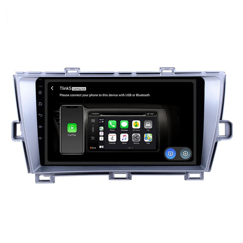 Android 10.0 Car DVD Multimedia Player 2+32GB Car Radios GPS Navigation For Toyota Prius 2009-2015 Frame 2 Din Stereo