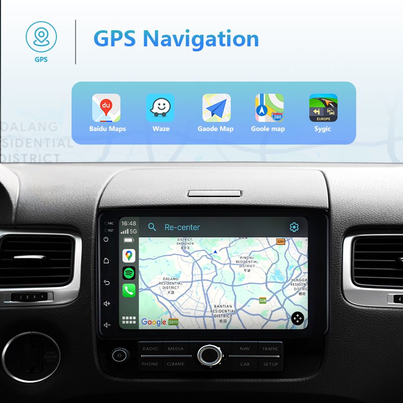 Factory N3L 64GB 7 Inch 8 Core Android Car Touch Screen DVD Player FM Radio Auto Radio GPS Navigation WIFI 4G Carplay for Toyota