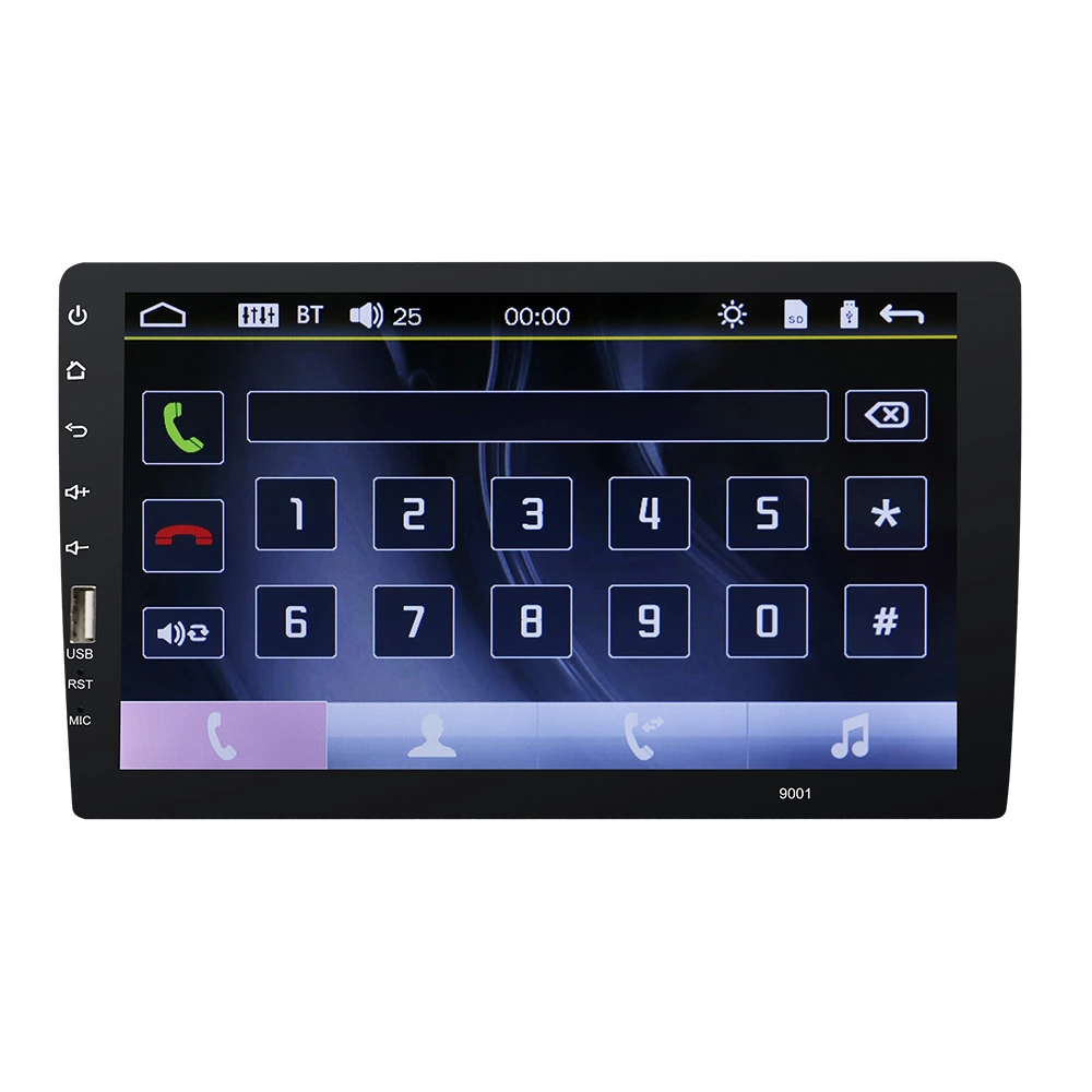 Car Stereo Audio Radio In-dash USB FM AM RDS Car DVD Player HD Full Touch Screen 1 Din 9 Support GPS Navigation for Optional