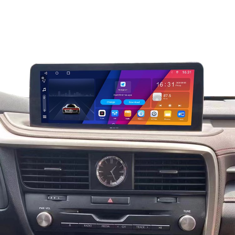 12.3'' 4G Qled Autoradio Touch Stereo Multimedia GPS Audio Carplay Android Car Radio Player For Lexus RX270 RX300 RX450 2020~22