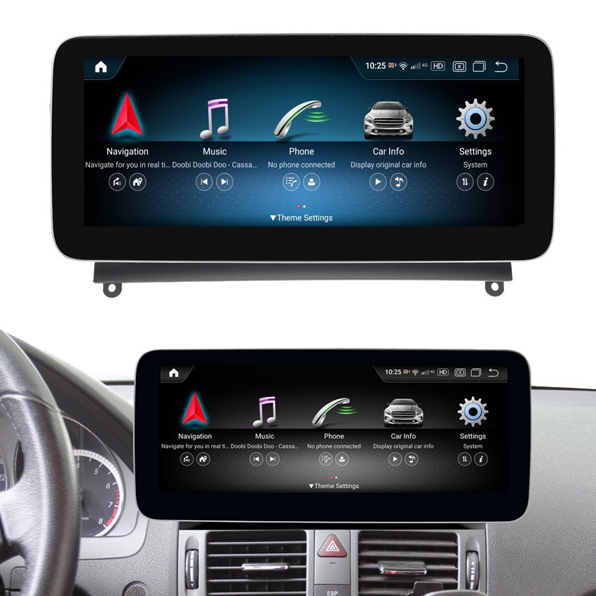 12.3 inch 1920*720p HD Car DVD Player Android 13 Screen for Mercedes Benz C Class W204 C180 C200 C350 C63 Coupe Multimedia