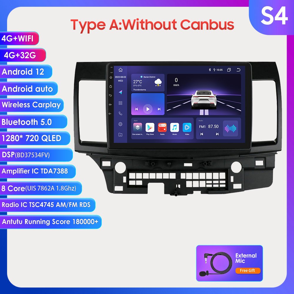 Best Price 10 Inch Multimedia Android Car Dvd Player car dvd player for for Mitsubishi Lanser