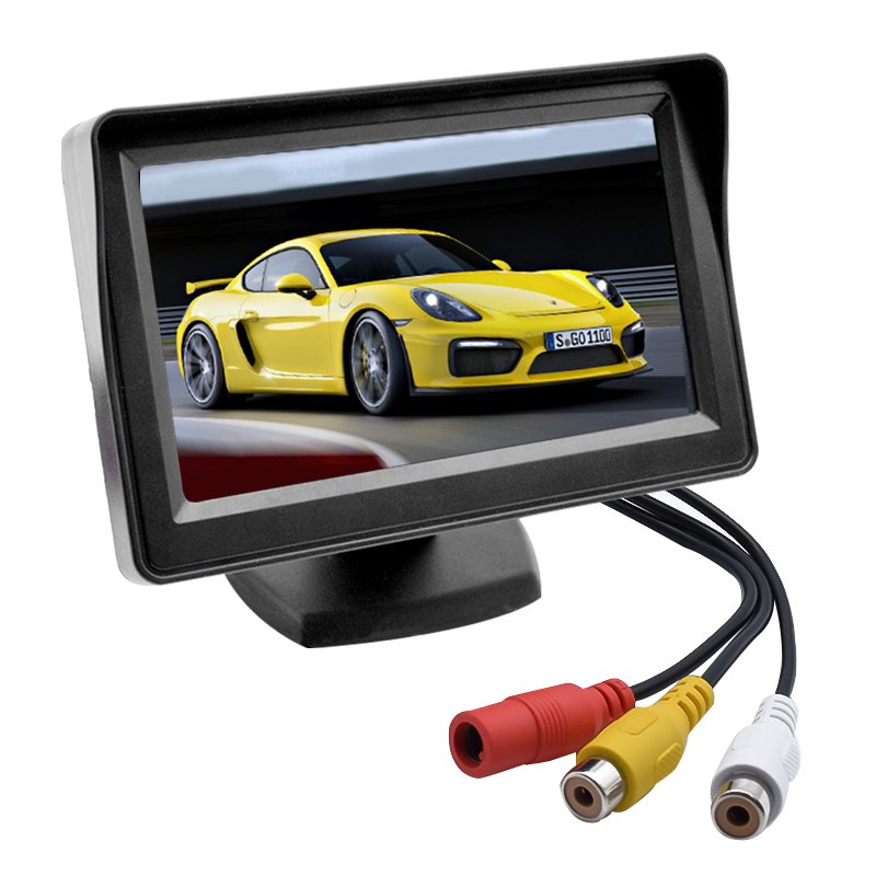Hot Sale Universal 4.3 Inch Black DVD Player Headrest Monitor for Car
