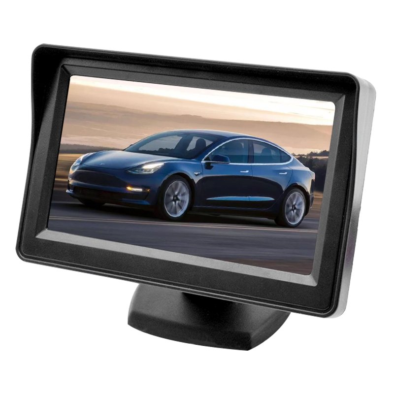 Hot Sale Universal 4.3 Inch Black DVD Player Headrest Monitor for Car