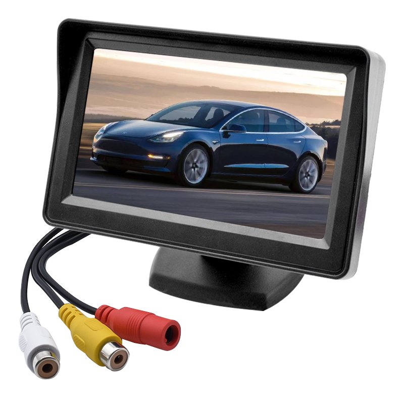 Hot Sale Universal 4.3 Inch Black DVD Player Headrest Monitor for Car